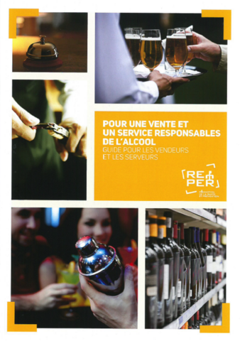 Brochure Responsable de bar