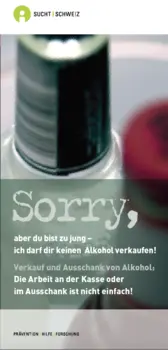 Broschüre "Sorry"